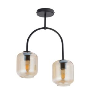 Lampa sufitowa Shine 2 bursztynowa