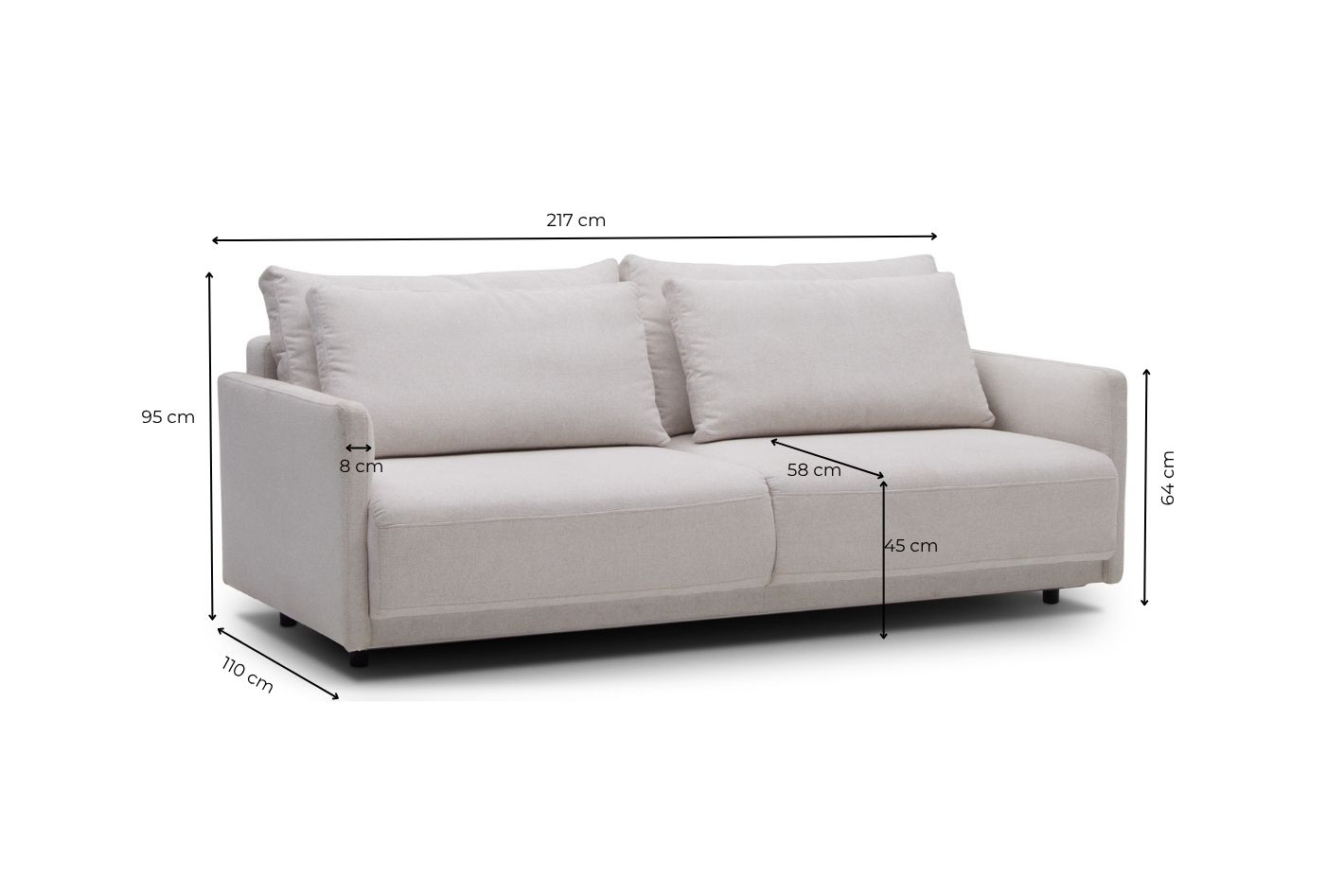Sofa Ambra (217x110x95) - obrazek 9