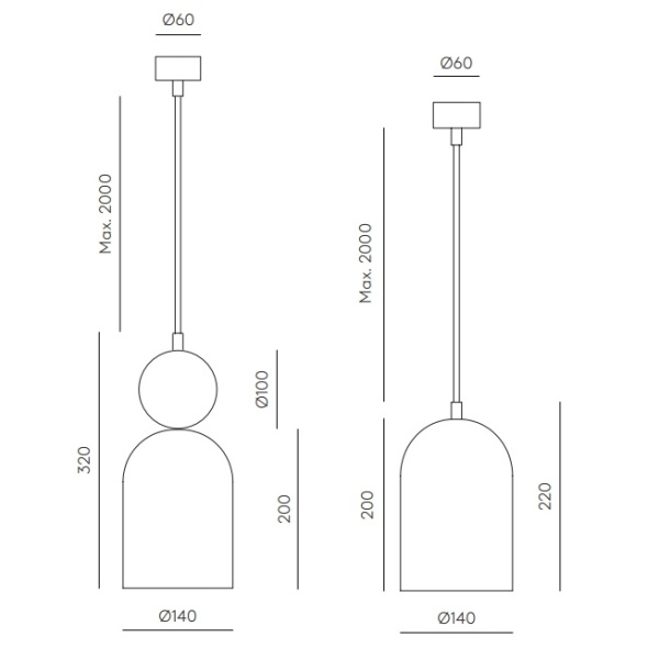 Aromas Bell lampa wisząca - obrazek 9