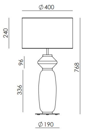Aromas Lampa stołowa Papi - obrazek 4