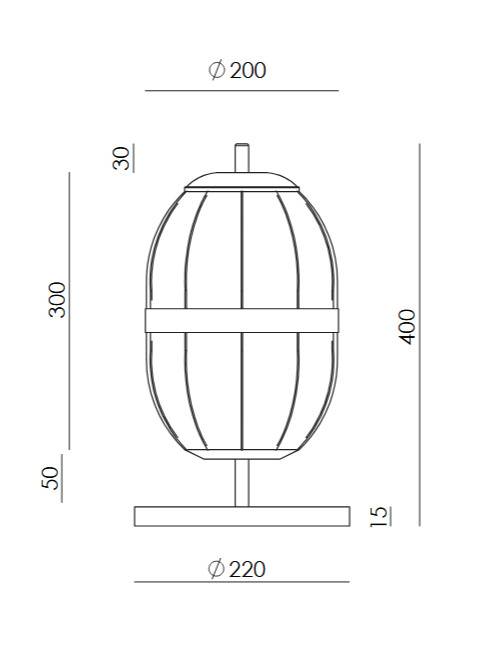 Aromas Lampa stołowa Pull - obrazek 4